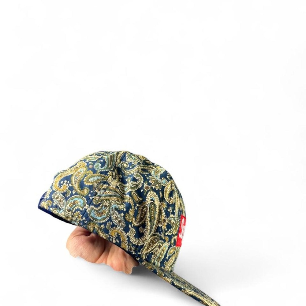 Rare Grail Supreme Navy Green Paisley Camp Cap - Picture 6 of 6